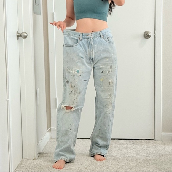 Vintage Levi’s505 Straight Leg JeansBlueW33 L30NWTUnisex